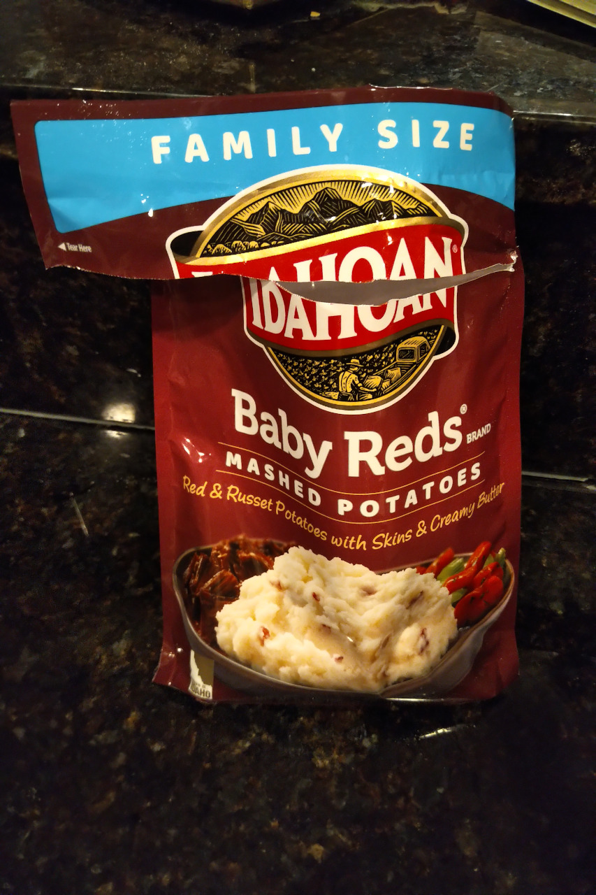 Idahoan Baby Reds instant mashed potatoes