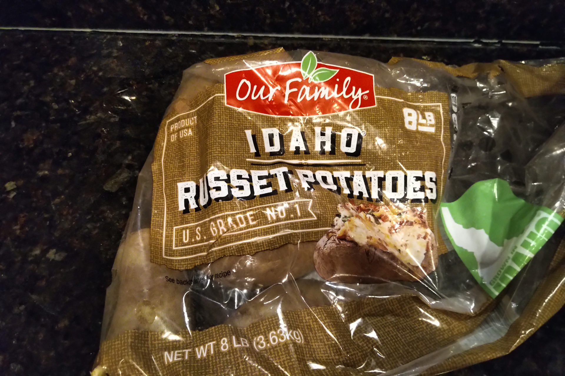 Our Family russet potatoes