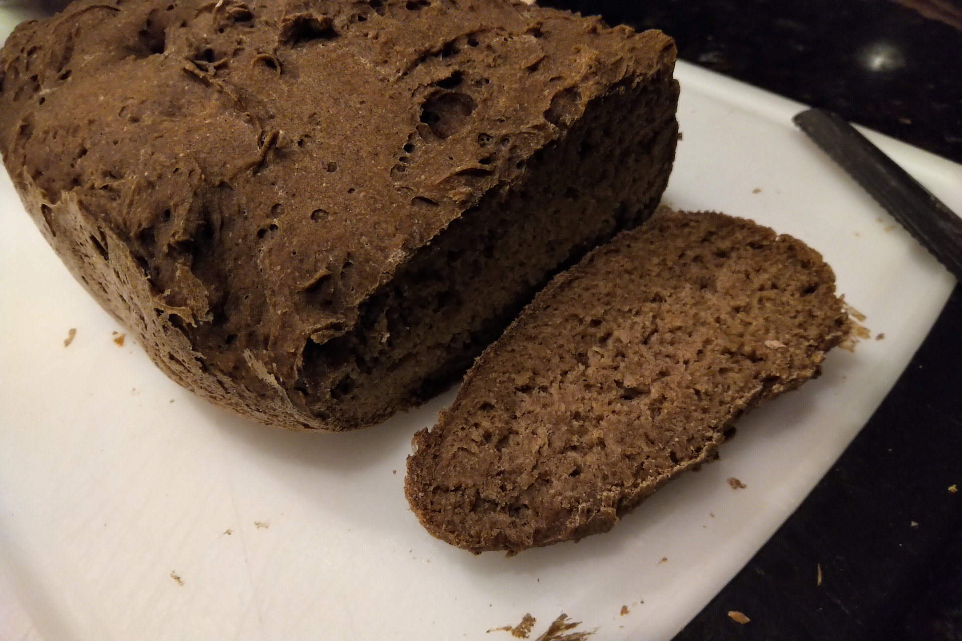 Sliced high protein gluten free experimental bread